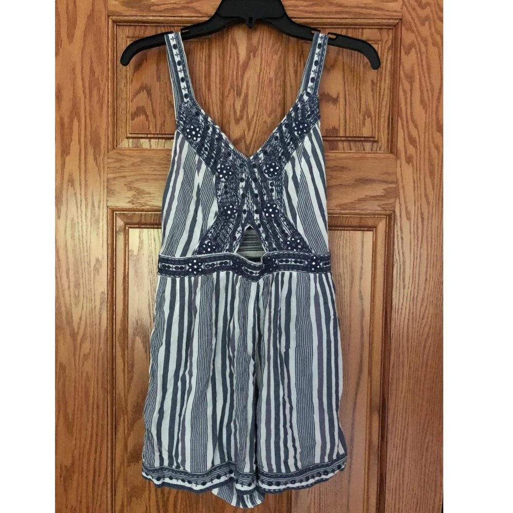 American Eagle Striped Romper Size Small